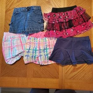 Shorts and skirts